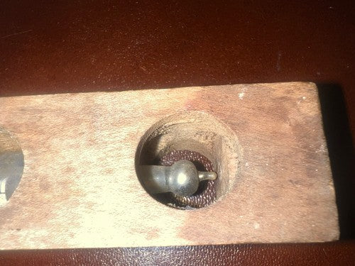 🔴 CENTIGRADO termometro ampolla vetro collezione protezione legno vintage