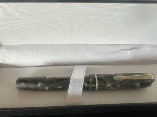 🔴 MALMAISON penna stilografica celluloide leva SCRIVE Francia antica 1940