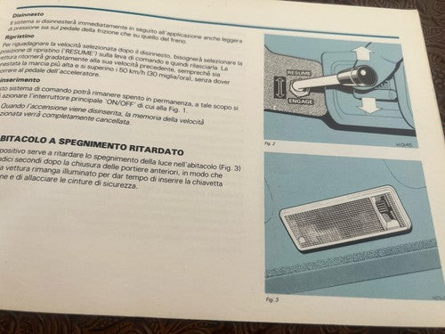 Austin Metro Booklet Car Use Maintenance Italian Original Vintage