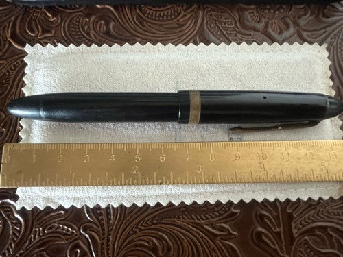 Tropicales Gold Stylo-Plume Stylo à Plume Noire À Piston Or Écrit Vintage