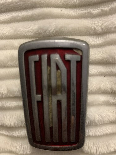Armes Fiat Mickey Voiture Emblème Écrit Calandre Années 50 Original