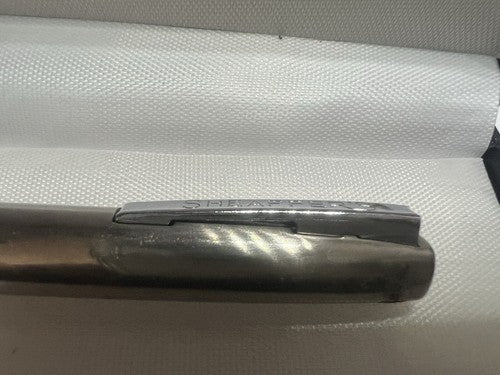 🔴 SHEAFFER's penna sfera nera cromata clip a scatto vintage