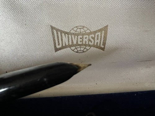 🔴 UNIVERSAL penna stilografica PISTONE pennino ORO stantuffo SCRIVE vintage 50