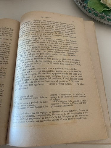 Book I Promessi Sposi Alessandro Manzoni Florence Period 1962