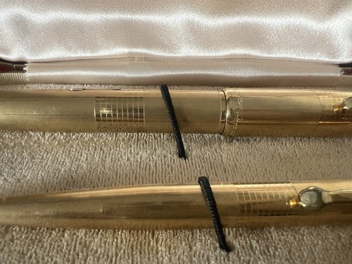 🔴 WATERMAN'S penna stilografica Ideal leva placcate ORO 18 KT scrivono vintage
