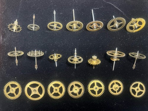 Roue Horloge Vitesse Mouvement Cassette Pendule Table Lot 21 Pièces