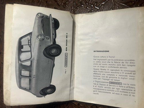 Mini Minor MK2 Livret Voiture Utilisation et Entretien Vintage Original