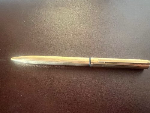 Auretta Stylo-Plume Sphère par Aurora Doré Italie Écrit Vintage Années 1970 A