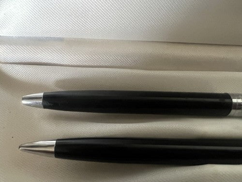Papermate Stylo-Plume + 2 Crayon Mécanique Métal Vintage Lot 3 Pièces 