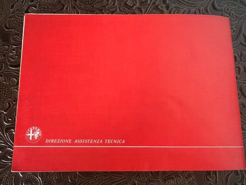 Giulietta Booklet Car Use Maintenance Italian Original Vintage