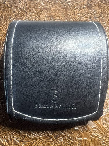 🔴 PIERRE BONNET box scatola orologio cronografo pelle bianchi completa