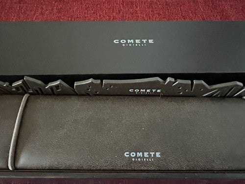 Comete Box Bracelet Wood With Expositor Rimmed 26x6 H 5 CM
