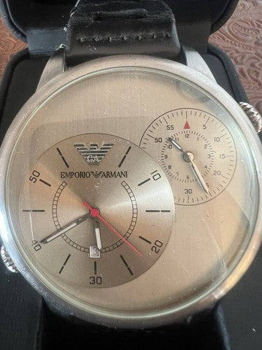 🔴 EMPORIO ARMANI orologio uomo quarzo AR0514 ORE INTERNAZIONALI garanzia