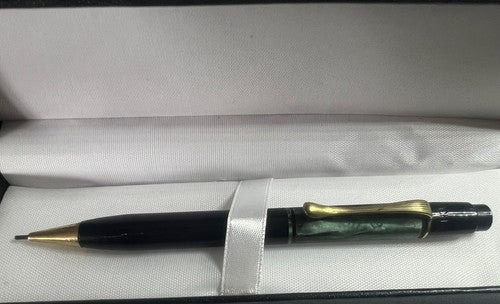 🔴 PELIKAN 200 AUCH marbled mechanical pencil writes RARE vintage 
