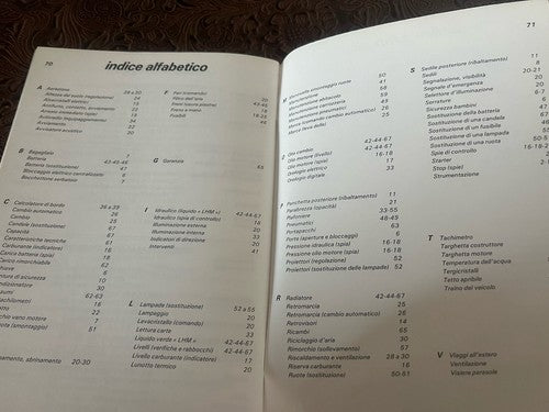 Citroen BX 11-14-16 Livret Voiture Utilization et Entretien Original Vintage 