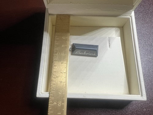 Salvini Boîte Boucles D'Oreilles Bijou Housse Avec Ex Feuillet Comptoir