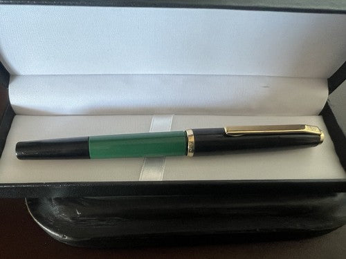 Pelikan Stylo-Plume Stylo zu Plume Vert Noire MK10 Piston Écrit Capot Lésion 2 