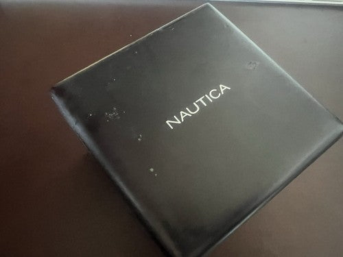 🔴 NAUTICA box scatola orologio legno cofanetto custodia con libretti garanzia