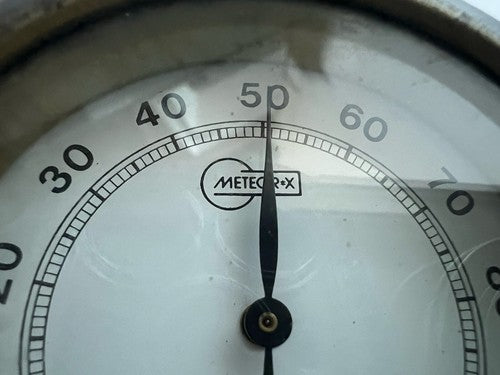 🔴 METEOR X igrometro di precisione umidità meccanico con oblò vintage