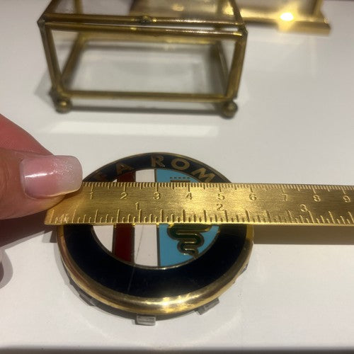 Alfa Romeo Alfetta Voiture Armes Emblème Écrit Logo Plaque Original 