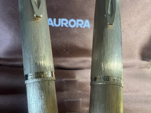 Aurora Stylo-Plume Stylo à Plume Et Sphère 98 Or F Scrivono Vintage