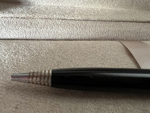 Parker 51 Crayon Mécanique Bijou Noir Chrome Conique Crayon Vintage
