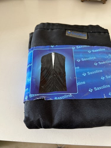 🔴 SAXOLINE sacca anti polvere porta abito giacche acetato nero chiusura lampo