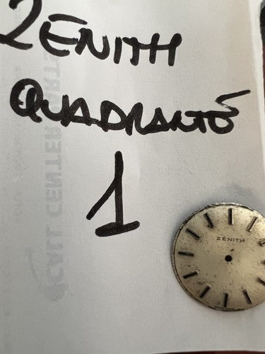 🔴 ZENITH movimento orologio QUADRANTE champagne da revisionare parti vintage