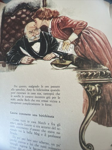 Livre Petites Femmes Alcott Carton de Couleurs L 24 H 32 Vintage
