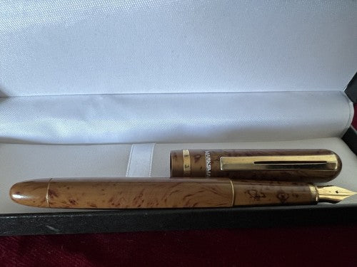Marksman Stylo-Plume Stylo à Plume Effet Bois A Cartouche Écrit Parfaitement