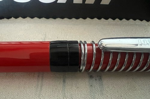 🔴 DUCATI penna stilografica lacca rossa Performance FP DUC4703 porta penne NOS