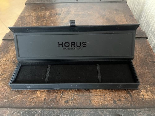 🔴 HORUS box scatola orologio uomo cofanetto custodia nera