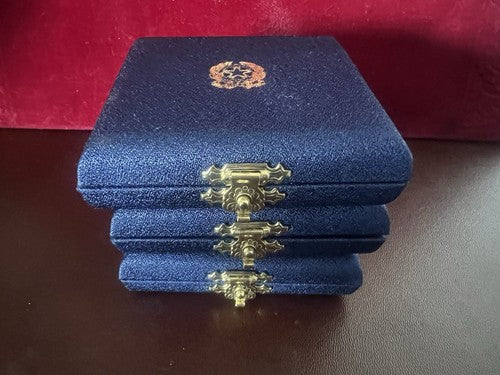 🔴 IPZS scatole monete CELEBRATIVE DELLA PRESIDENZA ITALIANA ARGENTO lotto 3 PZ