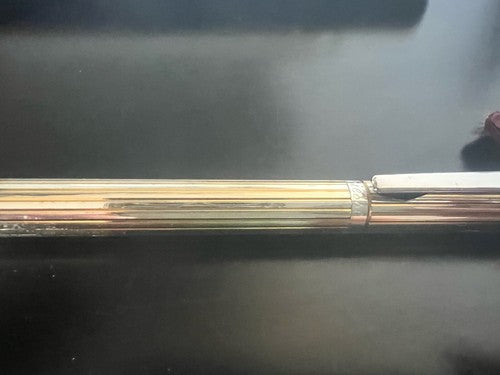 🔴 CIESSE penna sfera cromata con sigillo ed astuccio scrive VINTAGE