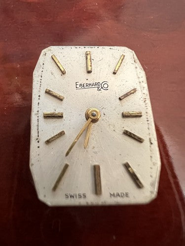 Eberhard Mouvement Montre Calibre 151 Manuel De Examen Pièces Vintage