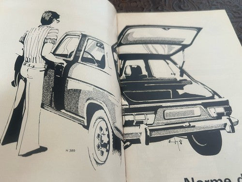 Simca 1100 Booklet Car Use Maintenance Italian Original Vintage