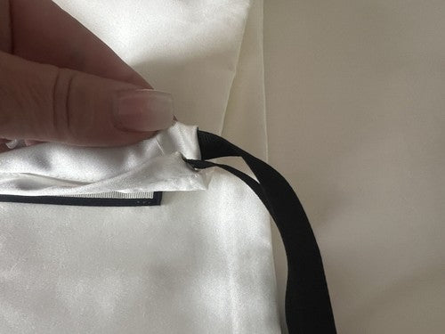 🔴 GUCCI sacche scarpe anti polvere con laccio beige poliestere L 16 h 40