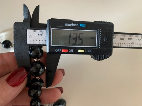 🔴 DEA GIOIELLI collana ARGENTO placcata oro pietre dure onice naturale collier