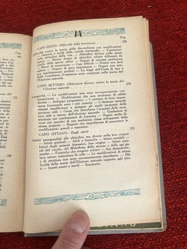 Livres Darwin Institut Éditorial Italien Milano, 2 Volumes Complets