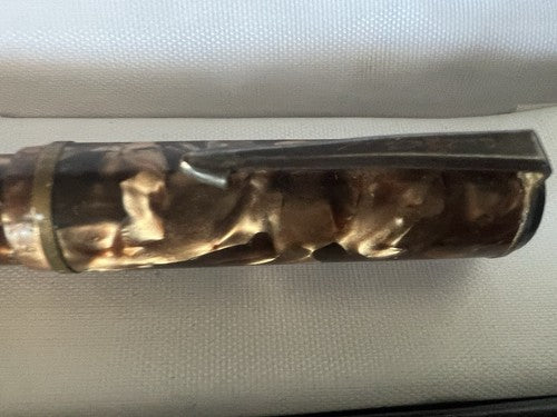 Penman Pen Fountain Pen Celluloid Hazel Lever Marking USA Vintage