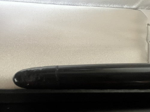 🔴 MERCURIO penna stilografica pistone pulsante oblò trasparente SCRIVE vintage