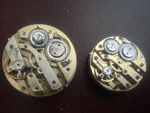 Mouvements Montres Poche Cadrans Porcelaine Pièces Ersatz Vintage 