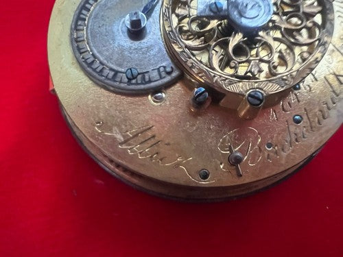 Mouvement Montre Poche ALLIEZ BACHELARD &amp; THEROND Pièces Replacement Vintage 