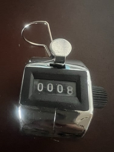 Pedometer Manual Mens Belt Steel Function Vintage