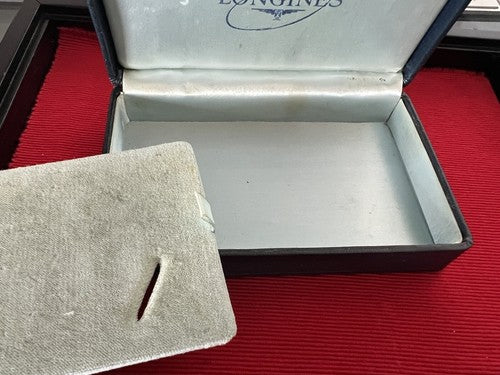 🔴 LONGINES box scatola orologio T5 cofanetto astuccio custodia ORIGINALE 1940