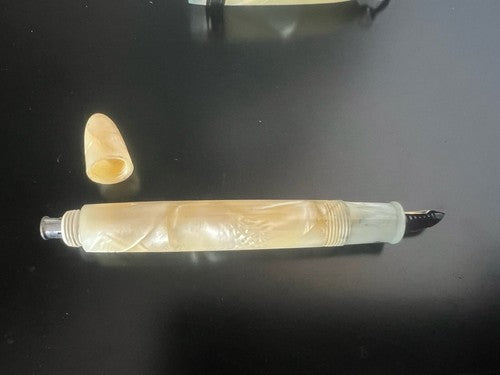 Stilnova Stylo-Plume Stylo à Plume Effet Nacre Stylo Plume Or Écrit Vintage