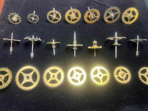 Roue Horloge Vitesse Mouvement Cassette Pendule Table Lot 21 Pièces