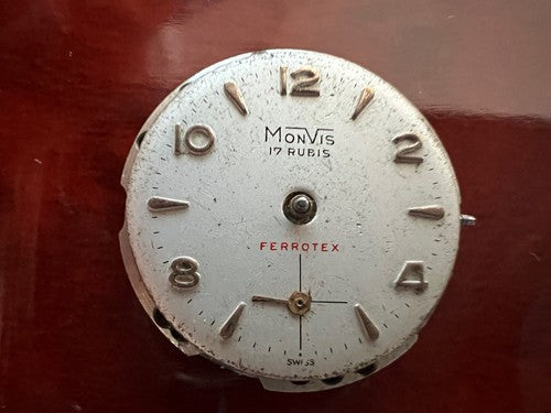🔴 MONVIS Movimento orologio donna manuale Ferrotex da revisionare-parti vintag