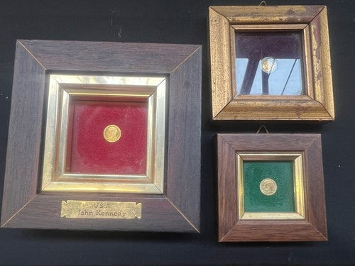 🔴 MONETE Kennedy ed altre le più piccole del mondo quadri Lotto