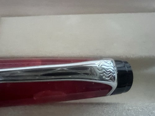 🔴 AURORA penna sfera Optima auroloide Mini 🔥 Fuoco Edizione Limitata 11 cm